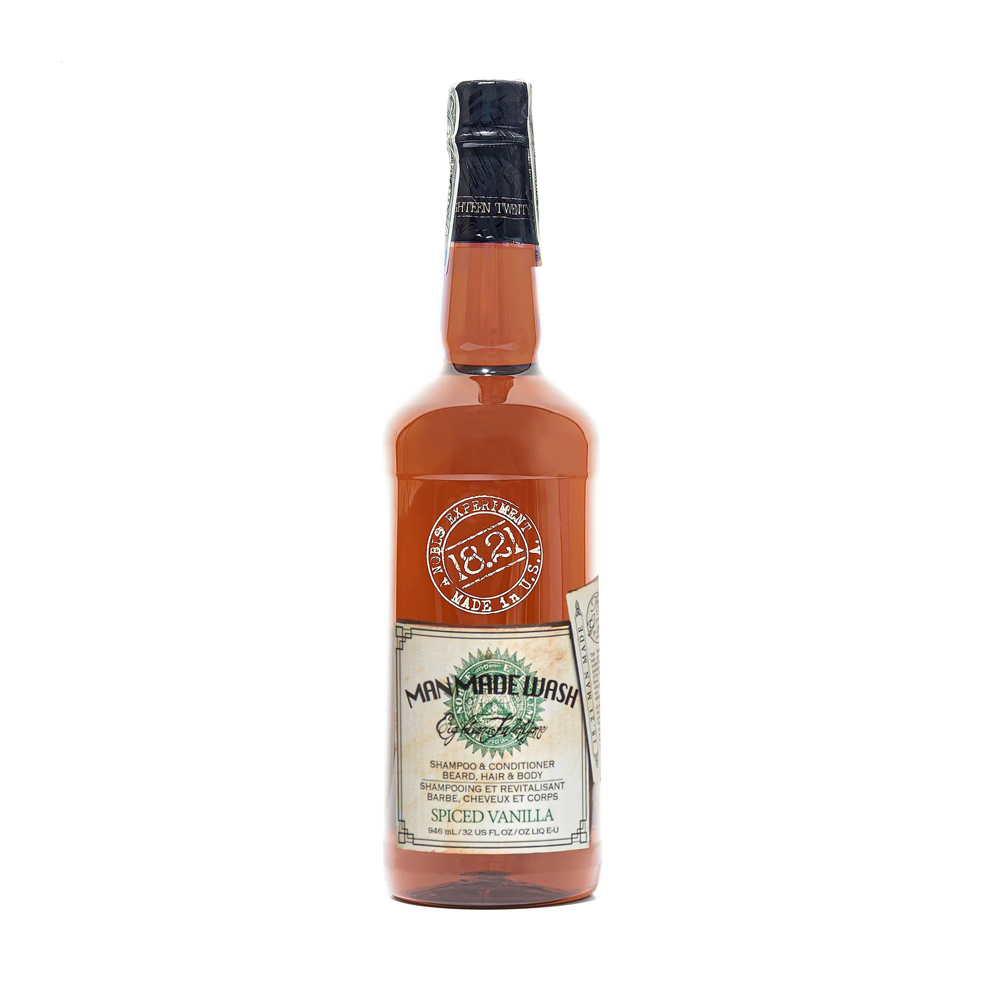 Чоловічий шампунь, гель для душу та кондиціонер 3 в 1 18.21 Man Made Wash, Spiced Vanilla, 946 мл