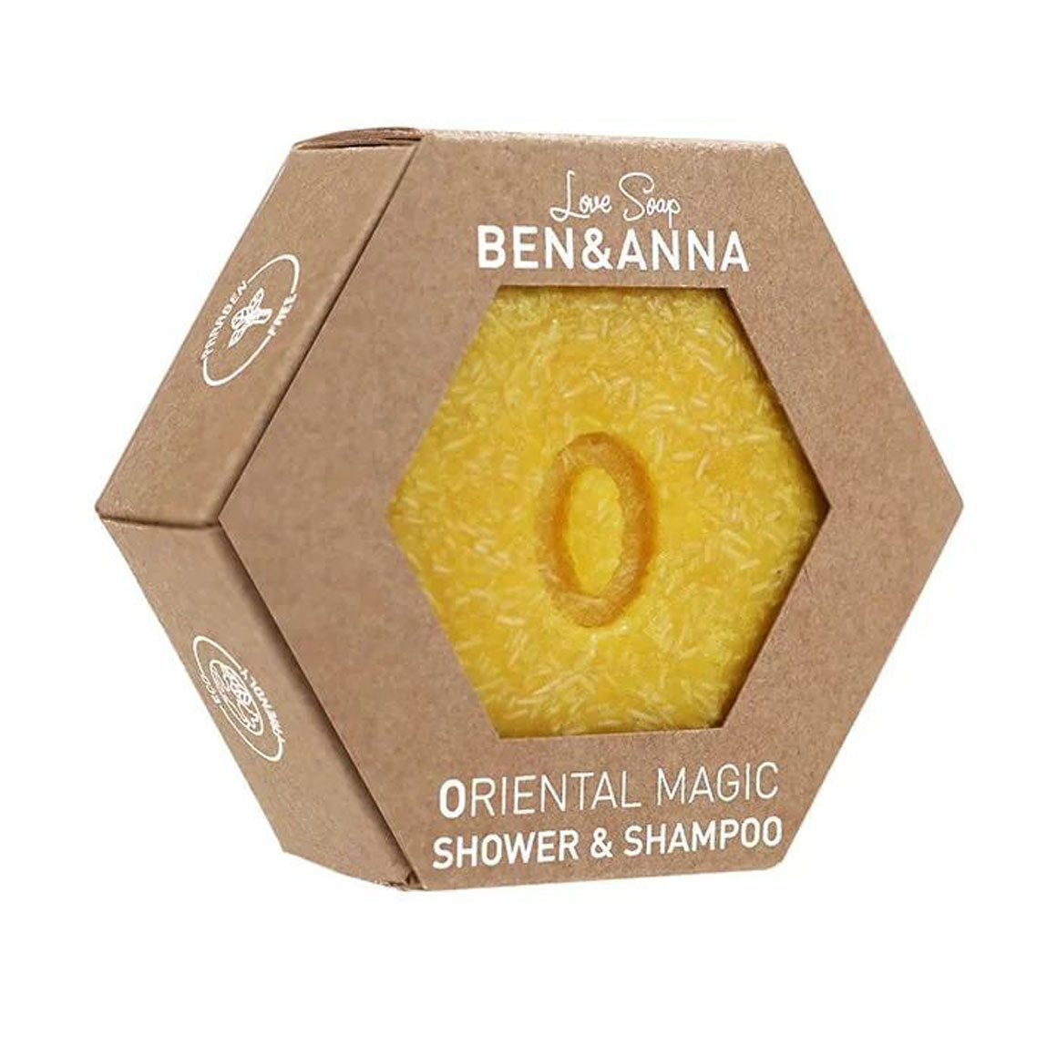 Твердий шампунь-гель для душу Ben &amp; Anna Shower &amp; Shampoo, Oriental Magic, 60 г